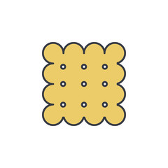 biscuit icon. Element of web icon with one color for mobile concept and web apps. Thin line biscuit icon can be used for web and mobile. Premium icon