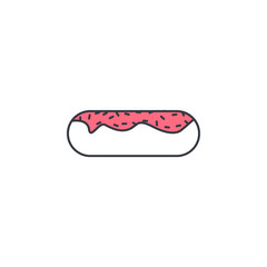 eclair icon. Element of web icon with one color for mobile concept and web apps. Thin line eclair icon can be used for web and mobile. Premium icon