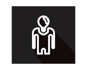 black head lamp business company office corporate image vector icon logo