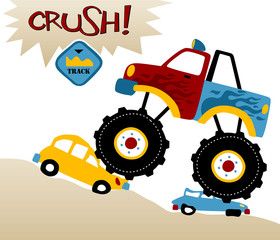 monster truck cartoon © Bhonard21