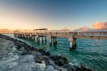 South Pointe Park Pier at Dawn