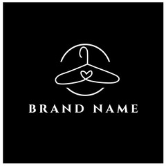 Hanger logo. Fashion Logo