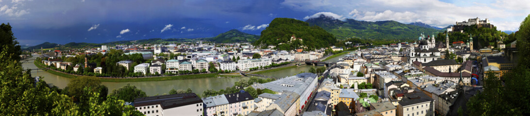 Fototapeta na wymiar Salzburg Panorama, Austria