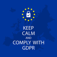 General Data Protection Regulation (GDPR) Concept Illustration - 25 May 2018