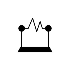 electricity icon. Element of web icon with one color for mobile concept and web apps. Isolated electricity icon can be used for web and mobile