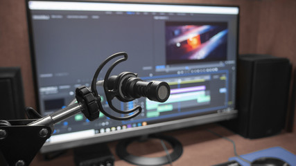 Studio recording and sound editing