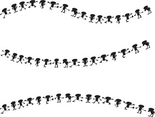 people border vector