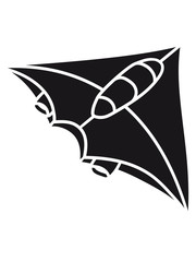 schwarz dreieckig jet schnell raumschiff all weltall weltraum fliegen schnell raumfahrt raumfahrer astronaut alien ufo space reise