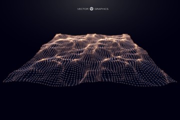 3d digital vector surface