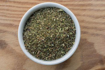 Herbes de Provence in small bowl