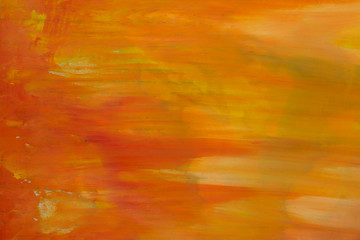 orange art painted texture background