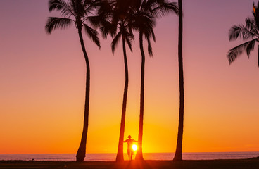 Hawaiian sunset