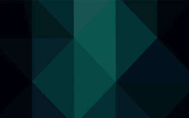 Dark Green vector polygonal template.