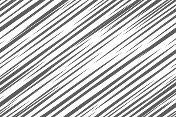 Obraz premium Black and white geometric pattern. Seamless abstract background. Vector stripe, lines. Horizontal speed line pattern.