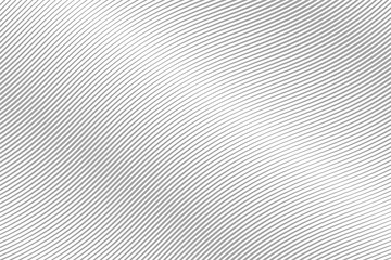 Abstract Wave Gray Stripes. . Motion Line. Vector illustration Curved Lines