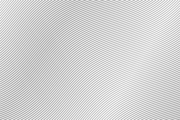 Abstract Wave Gray Stripes. . Motion Line. Vector illustration Curved Lines