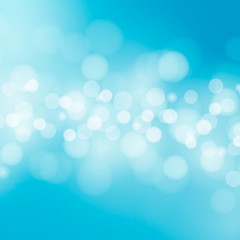 Editable vector illustration of light clouds in a blue sky