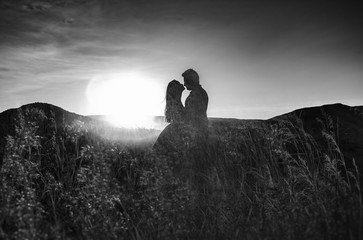 Couple in Love Silhouette