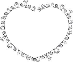 vector cartoon birds border