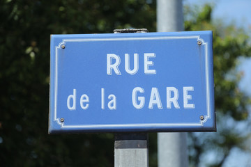 Fototapeta premium rue de la gare