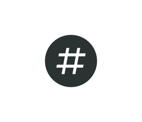 Social hashtag icon
