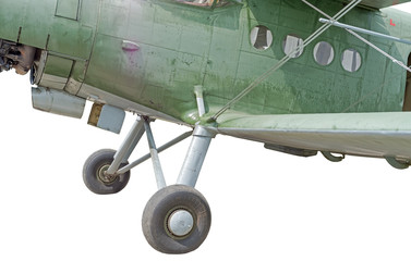 Old classic cornhusker airplane