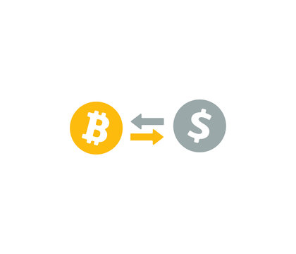 crypto currency to dollar exchange icon 