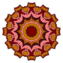 Vector mandala, Floral mandala. Oriental mandala. Vintage decorative elements. Vector illustration. It is super vector illustration.
