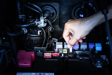 Car Fuse box, Control engine lighting of car