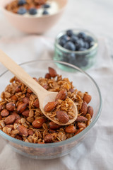 Joghurt mit Müsli 
