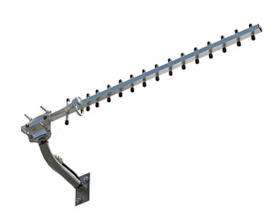 TV antenna isolated on white