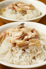  Sliced chicken rice  - A popular Taiwan food  