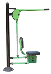 sports equipment on white