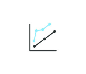 business increase graph icon