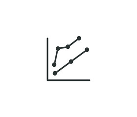 business increase graph icon