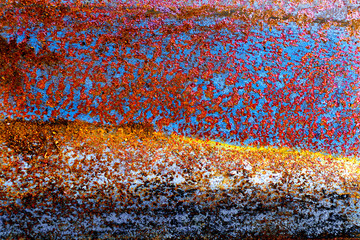 Abstract colorful image, The core of corrosion 