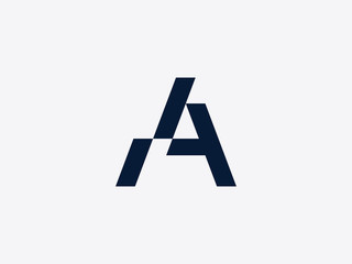 Letter A Alphabet Logo