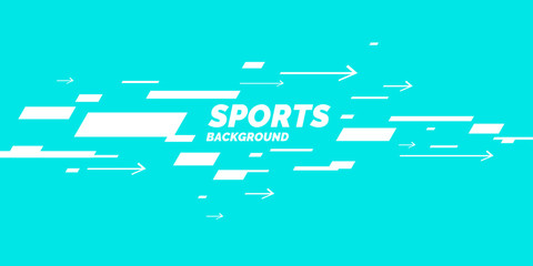 Modern colored poster for sports.