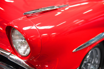 old american car detail