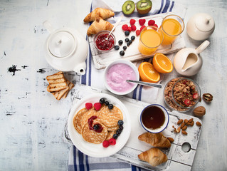 Healthy tasty breakfast