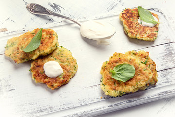 Zucchini fritters