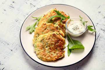 Zucchini fritters