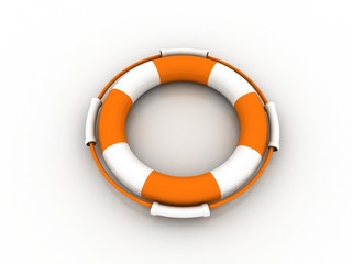 3d illustration Life buoy