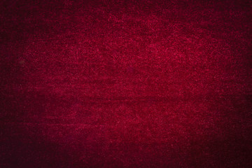 dark red velvet material, vignetting background image with space for text in the center - obrazy, fototapety, plakaty