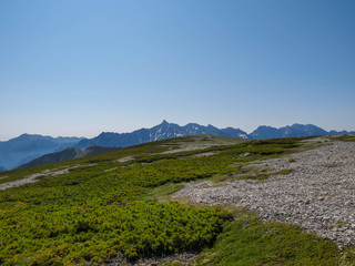 北アルプス・双六岳登山