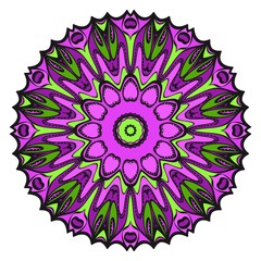 Vector mandala, Floral mandala. Oriental mandala. Vintage decorative elements. Vector illustration. It is super vector illustration.