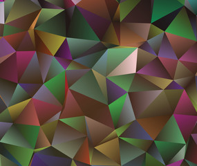 Obraz premium Modern polygonal abstract background. Low poly crystal pattern. Graphic resource for your backgrounds, wallpaper, screen savers, covers, print, business cards, posters.
