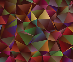 Modern polygonal abstract background. Low poly crystal pattern. Graphic resource for your backgrounds, wallpaper, screen savers, covers, print, business cards, posters.