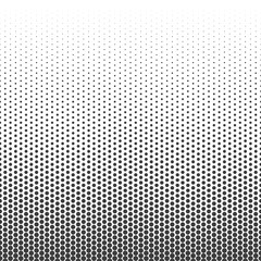 Halftone dotted pattern.