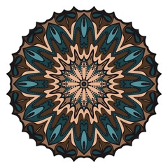 Vector mandala, Floral mandala. Oriental mandala. Vintage decorative elements. Vector illustration. It is super vector illustration.